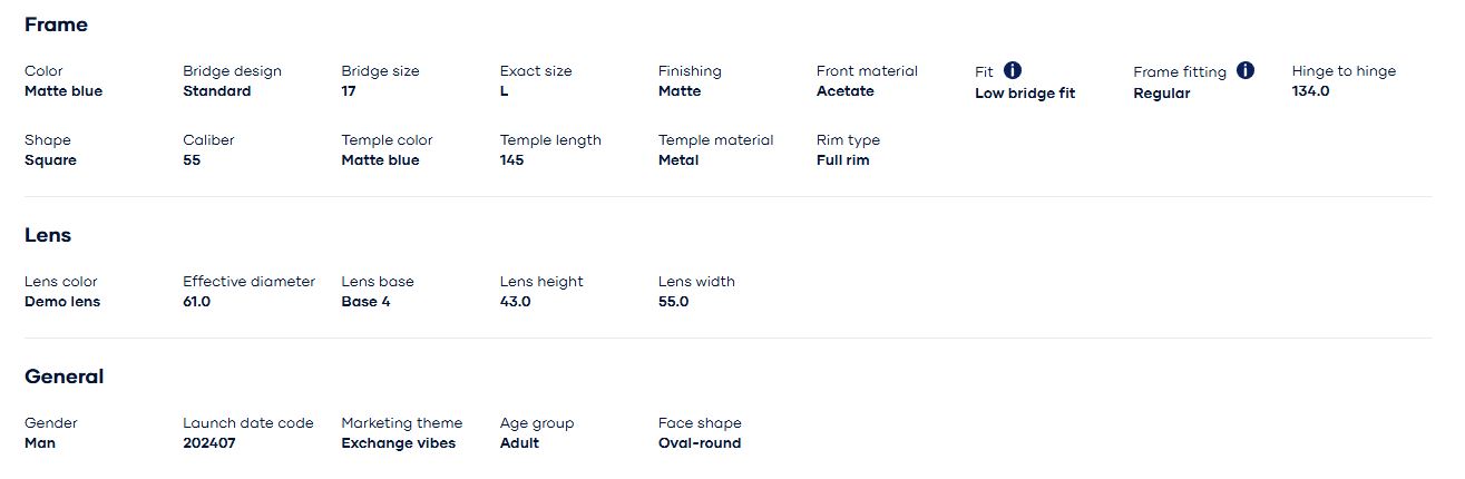 Gọng kính Armani Exchange 0AX3119F thiết kế thể hiện sự tiên phong của A|X trong lĩnh vực thời trang mắt kính, mang lại sự thoải mái, ổn định và phong cách hiện đại.