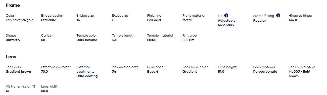 Kính mát Vogue 0VO4199S nổi tiếng với kỹ thuật thủ công tỉ mỉ, sử dụng các vật liệu cao cấp thể hiện sự sang trọng và bền bỉ. Mỗi gọng kính được thiết kế tỉ mỉ để tôn lên các đường nét trên khuôn mặt của bạn, tôn vinh vẻ đẹp tự nhiên của bạn.