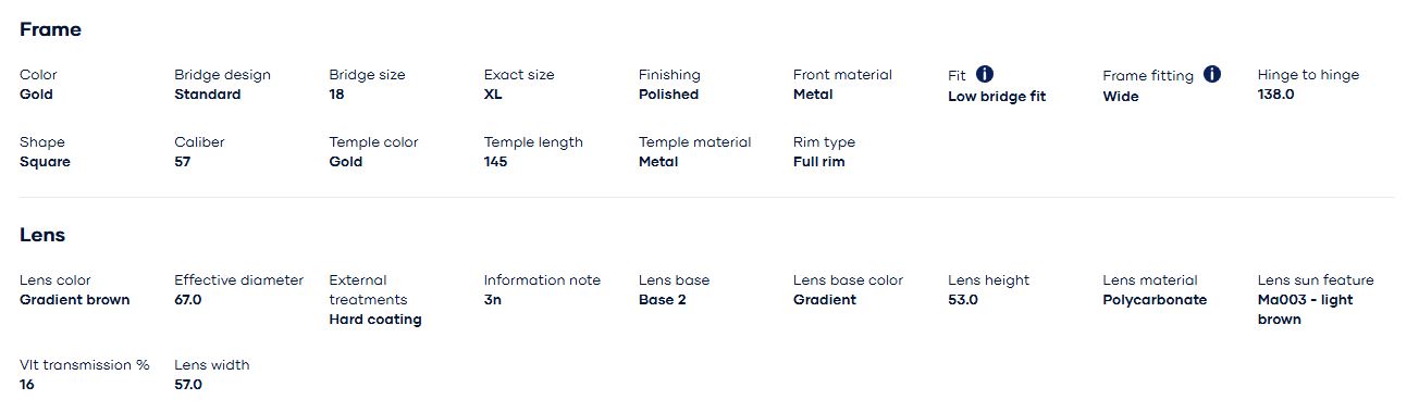 Kính mát Vogue 0VO4327SD nổi tiếng với kỹ thuật thủ công tỉ mỉ, sử dụng các vật liệu cao cấp thể hiện sự sang trọng và bền bỉ. Mỗi gọng kính được thiết kế tỉ mỉ để tôn lên các đường nét trên khuôn mặt của bạn, tôn vinh vẻ đẹp tự nhiên của bạn.