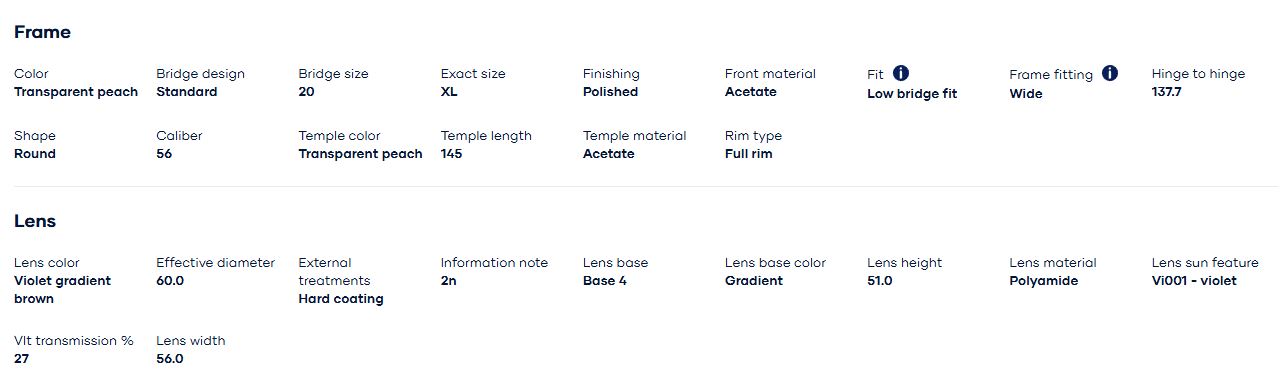 Kính mát Vogue 0VO5468SD nổi tiếng với kỹ thuật thủ công tỉ mỉ, sử dụng các vật liệu cao cấp thể hiện sự sang trọng và bền bỉ. Mỗi gọng kính được thiết kế tỉ mỉ để tôn lên các đường nét trên khuôn mặt của bạn, tôn vinh vẻ đẹp tự nhiên của bạn.