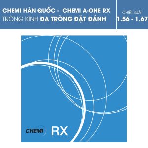 Tròng kính đa tròng Chemi A-One RX bề mặt tròng kính trơn láng và cứng, bền hơn gấp 3 lần so với lớp phủ của tròng kính váng dầu phổ thông khác, sử dụng lâu vẫn như mới. Chứa các phân tử Polymer, khiến cho bề mặt trọng kính sáng, bóng và cứng. Tính năng phòng chống tia tử ngoại và điện từ bức xạ, bảo về toàn diện mắt của bạn, an toàn hơn và đáng tin cậy hơn.