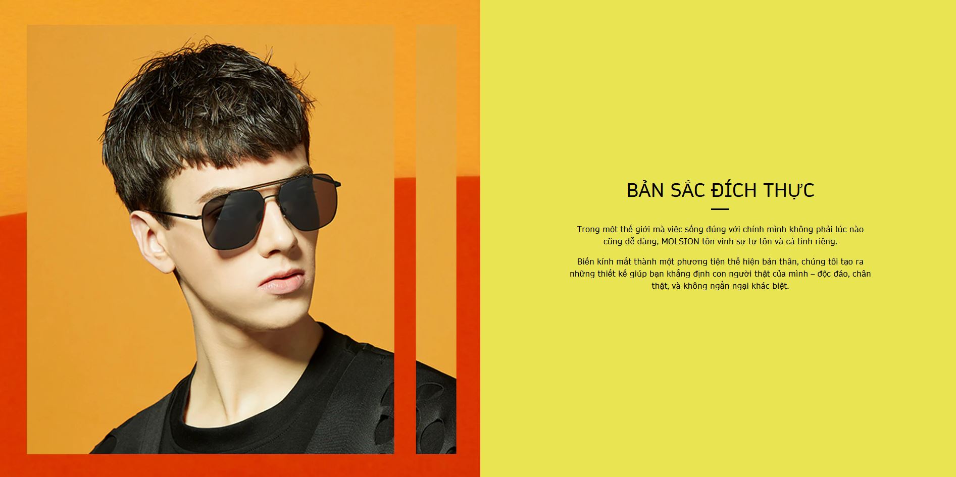 Molsion Eyewear là một thương hiệu kính mắt thời trang nổi tiếng, được yêu thích bởi giới trẻ nhờ phong cách hiện đại, thiết kế sáng tạo và chất lượng cao. Thương hiệu này thuộc sở hữu của tập đoàn EssilorLuxottica – một trong những công ty hàng đầu thế giới về kính mắt.