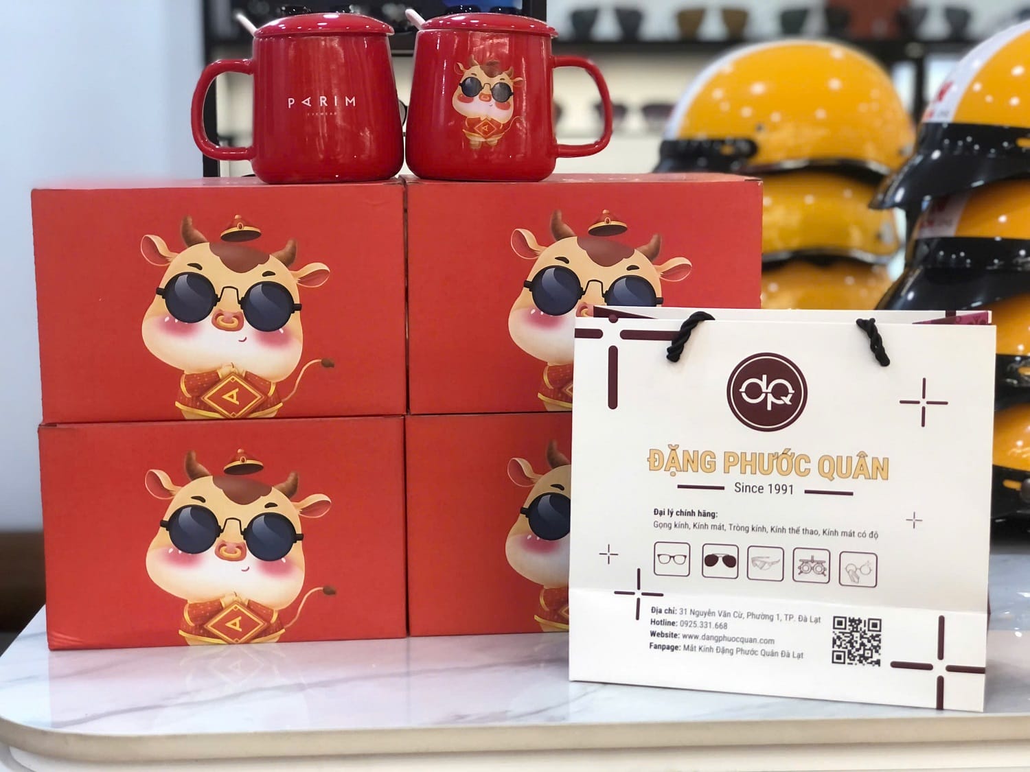 Mắt Kính Đặng Phước Quân địa điểm mua kính Rayban Clubmaster chính hãng tại Đà Lạt