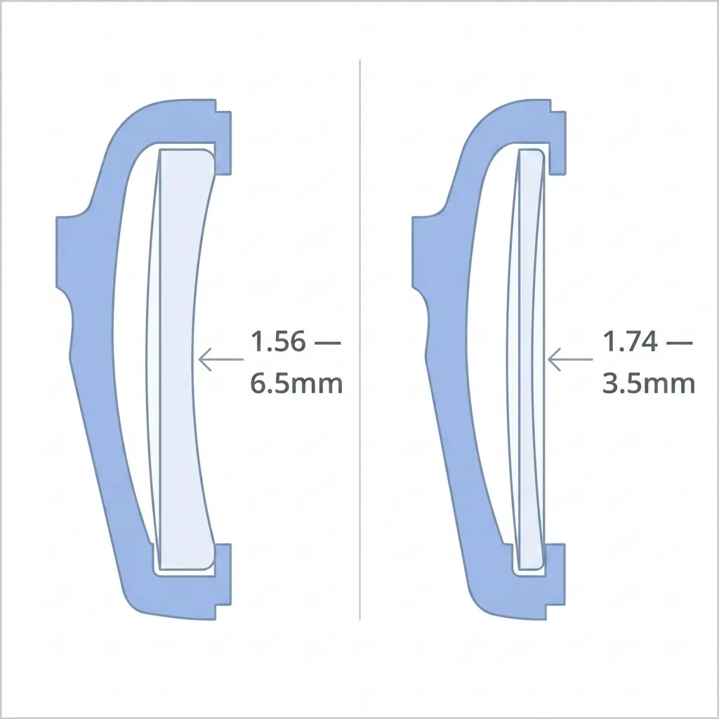 tròng kính siêu mỏng