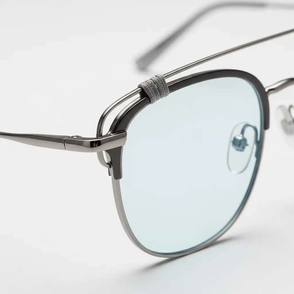 gọng kính nửa viền - minh hoạ 1