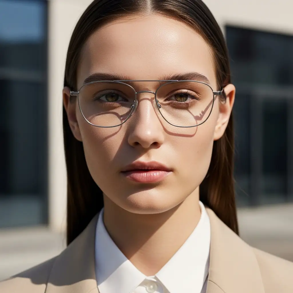 gọng kính kim loại - minh hoạ 1