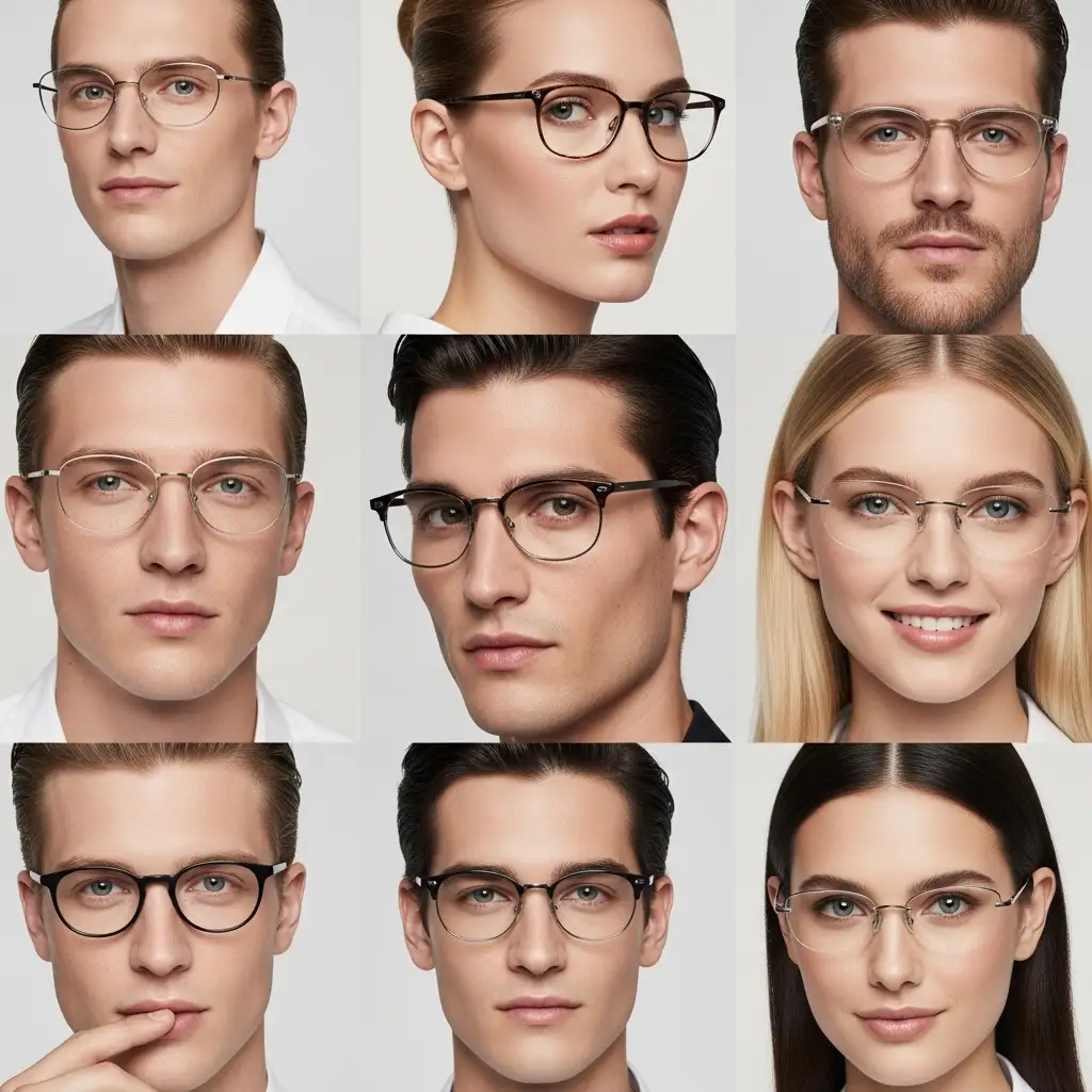 gọng kính không viền - minh hoạ 1