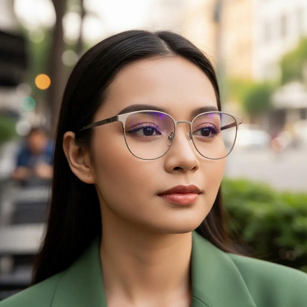 pure titanium glasses frames in vietnam - minh hoạ 1