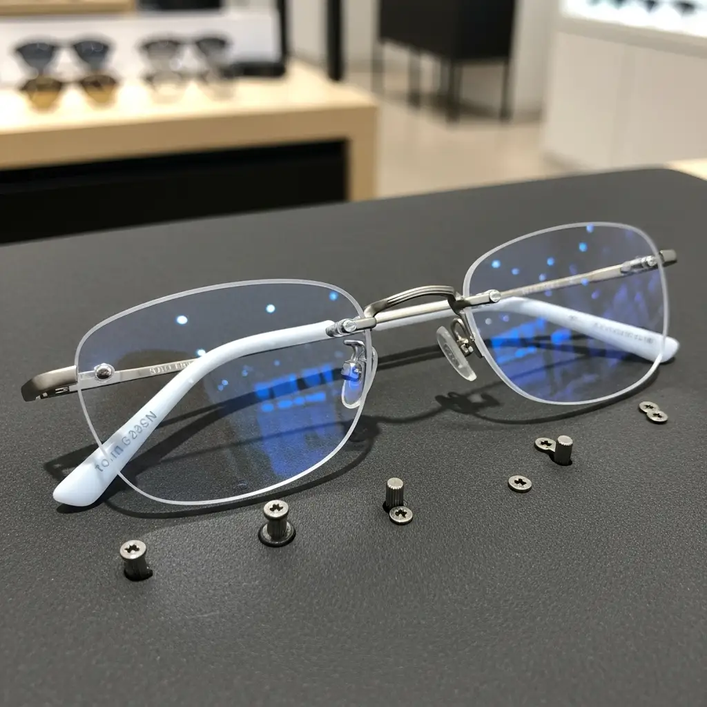 gọng kính không viền - minh hoạ 2