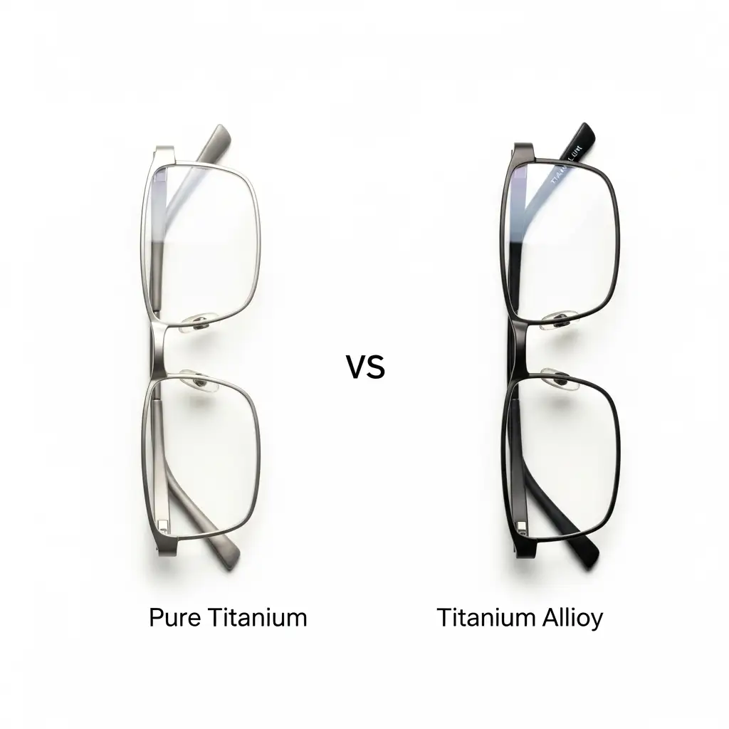 pure titanium glasses frames in vietnam - minh hoạ 2
