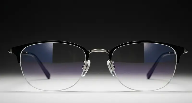 gọng kính nửa viền - Mắt Kính Đặng Phước Quân