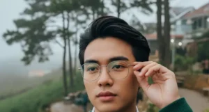 lightweight rimless glasses in da lat - Mắt Kính Đặng Phước Quân