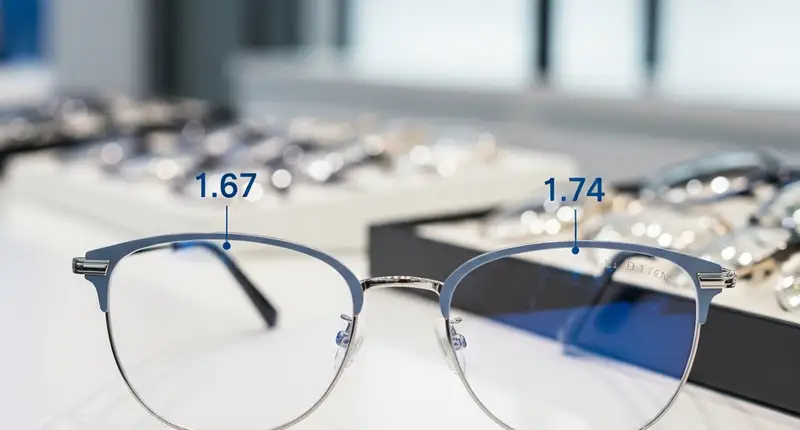 high index lenses 1.67 1.74 in - Mắt Kính Đặng Phước Quân