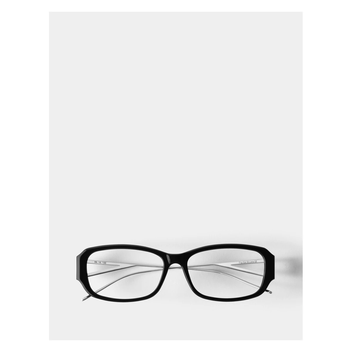 Gọng kính SEESON THE SET SQUARE 02 Black ảnh 2