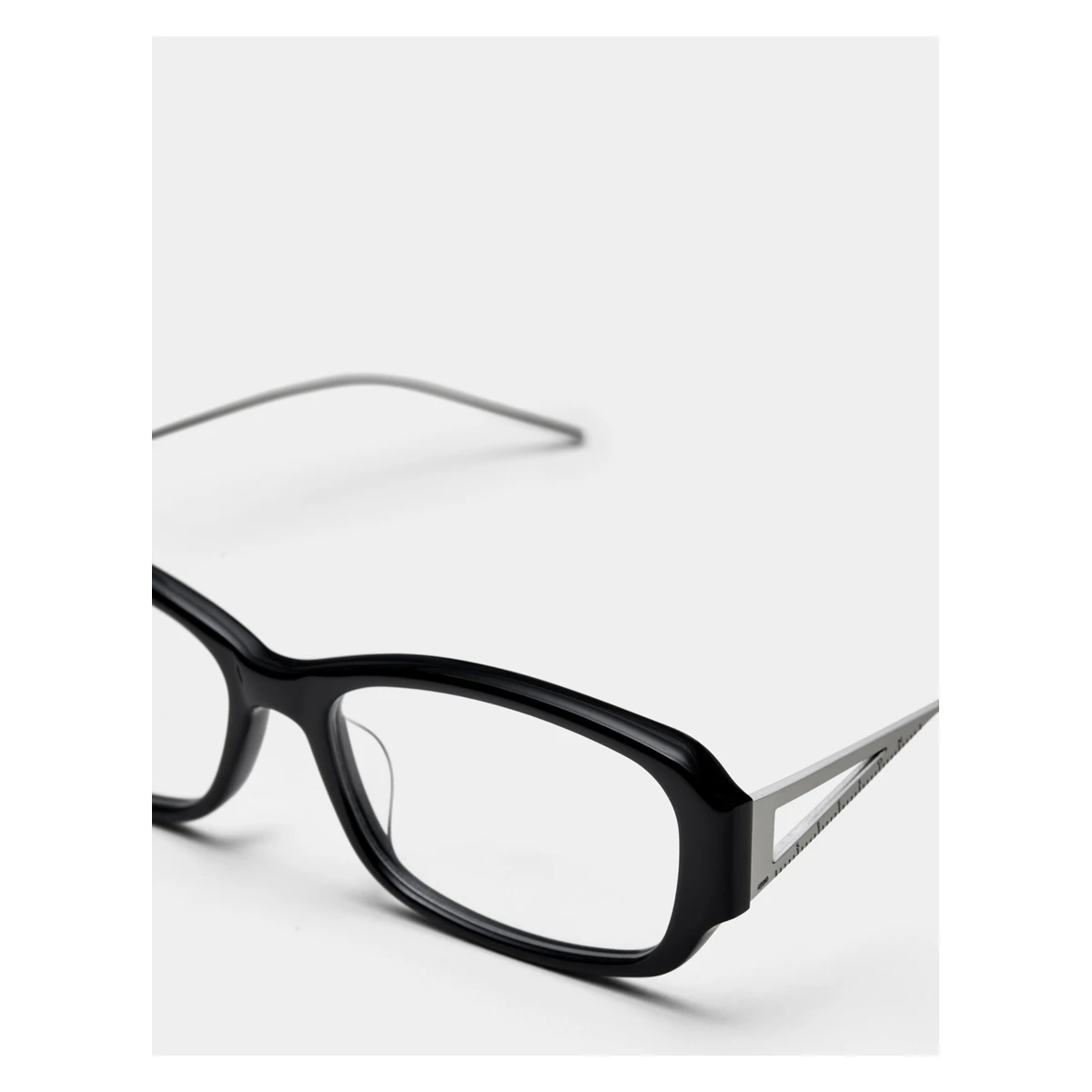 Gọng kính SEESON THE SET SQUARE 02 Black ảnh 4