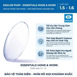 Kính đa tròng Essilor Essentials Home & Work