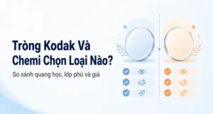 Tròng Kodak Và Chemi Nên Chọn Loại Nào Cho Cặp Kính Sắp Cắt