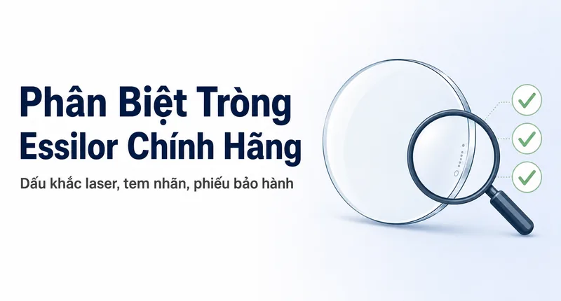 Cách Phân Biệt Tròng Essilor Chính Hãng Chỉ Bằng Mắt Và Giấy Tờ