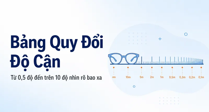 Bảng Quy Đổi Độ Cận Và Khoảng Nhìn Rõ