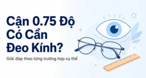 Cận 0.75 Độ Có Cần Đeo Kính Không? Giải Đáp Theo Từng Trường Hợp