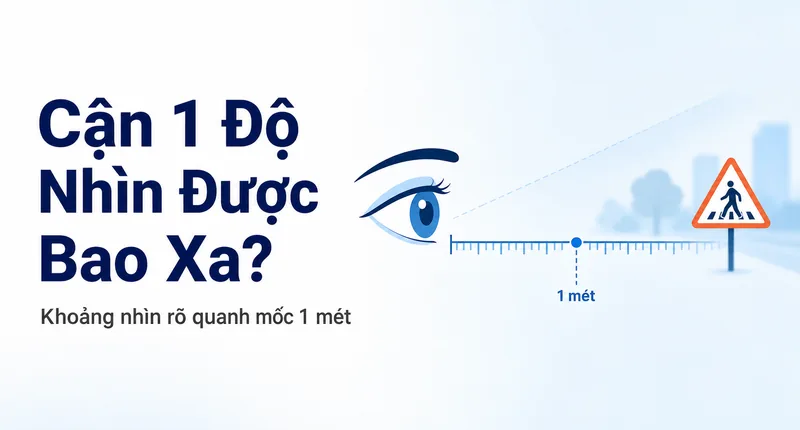 Cận 1 Độ Nhìn Được Bao Xa? Con Số Thực Tế Và Cách Tự Kiểm Tra