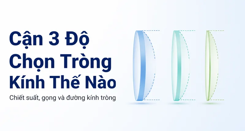 Cận 3 Độ Chọn Tròng Kính Thế Nào Cho Mỏng