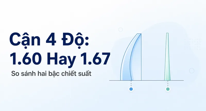 Cận 4 Độ Nên Dùng Chiết Suất Bao Nhiêu