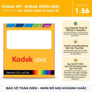 Tròng kính đa tròng Kodak Intro Lens RX (Đa tròng đánh kỹ thuật số)