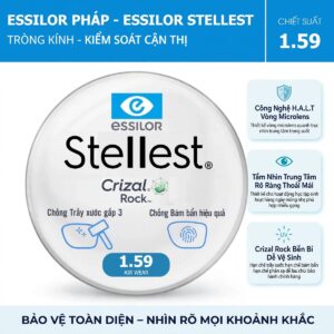 Tròng kính kiểm soát cận thị Essilor Stellest