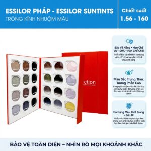 Tròng kính nhuộm màu Essilor Suntints
