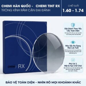 Tròng kính Râm Cận Chemi Tint RX