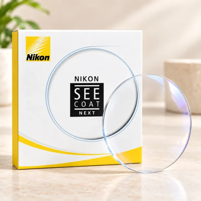 Tròng kính Nikon See Coat Next kiểm soát ánh sáng xanh
