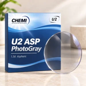 Tròng kính đổi màu Chemi U2 ASP Photogray (Xám)