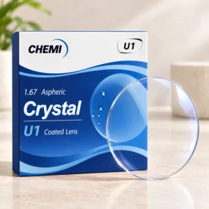 Tròng kính Chemi ASP Crystal U1 Coated 1.67