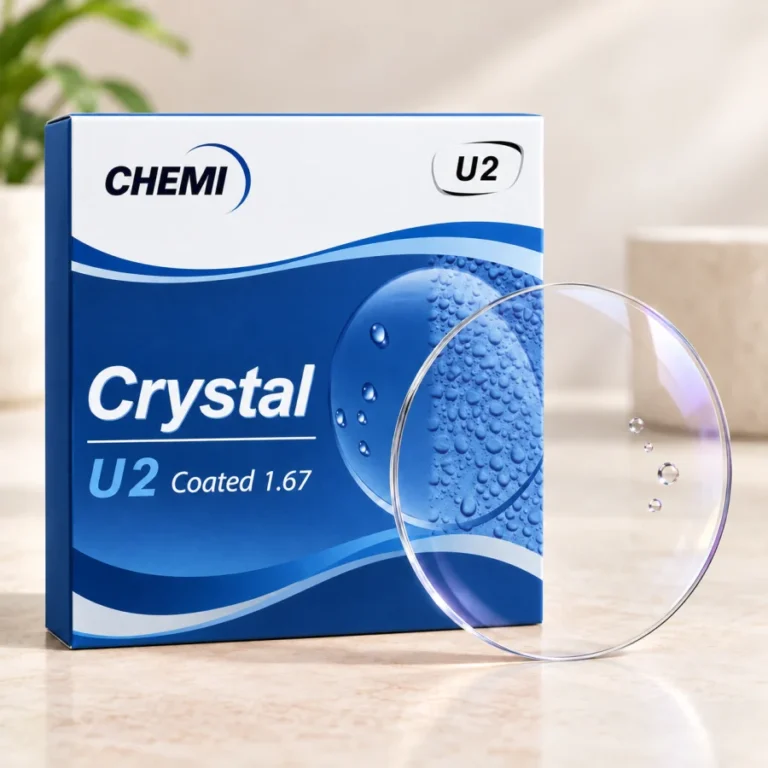 Tròng kính Chemi Crystal U2 Coated 1.67