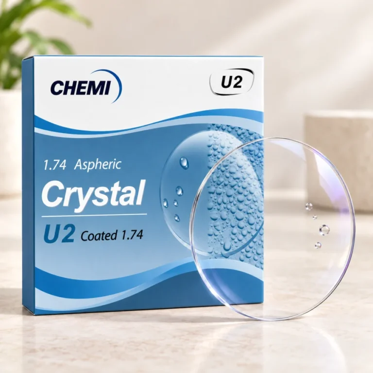 Tròng kính Chemi Crystal U2 Coated 1.74