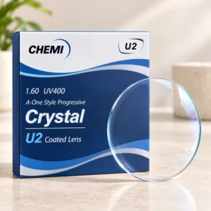 Tròng kính đa tròng Chemi UV400 A-One Style Crystal U2 Coated 1.60