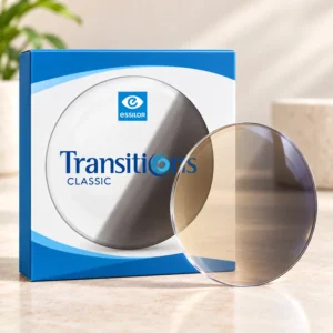 Tròng kính đổi màu Essilor Transitions Classic (Khói/Trà)