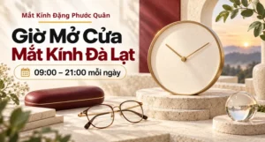 Ảnh bìa giờ mở cửa Mắt Kính Đặng Phước Quân tại Đà Lạt