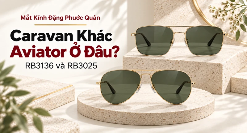 Minh họa editorial so sánh dáng Caravan và Aviator, không phải ảnh exact của hai model