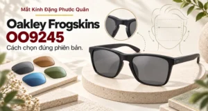 Minh họa editorial cho bài chọn Oakley Frogskins OO9245
