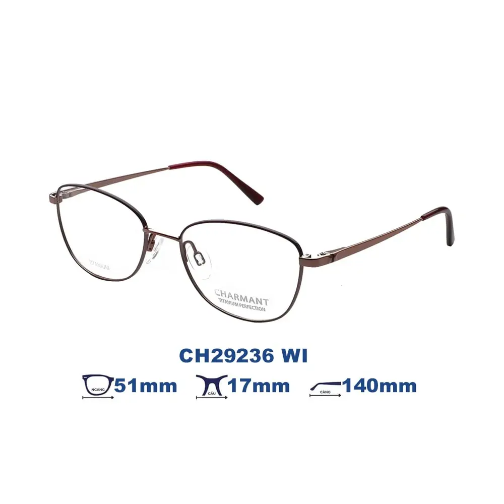Gọng kính Charmant CH29236 – Đỏ · Mã WI – ảnh 6