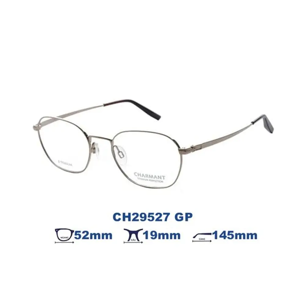 Gọng kính Charmant CH29527 – Vàng gold · Mã GP – ảnh 4