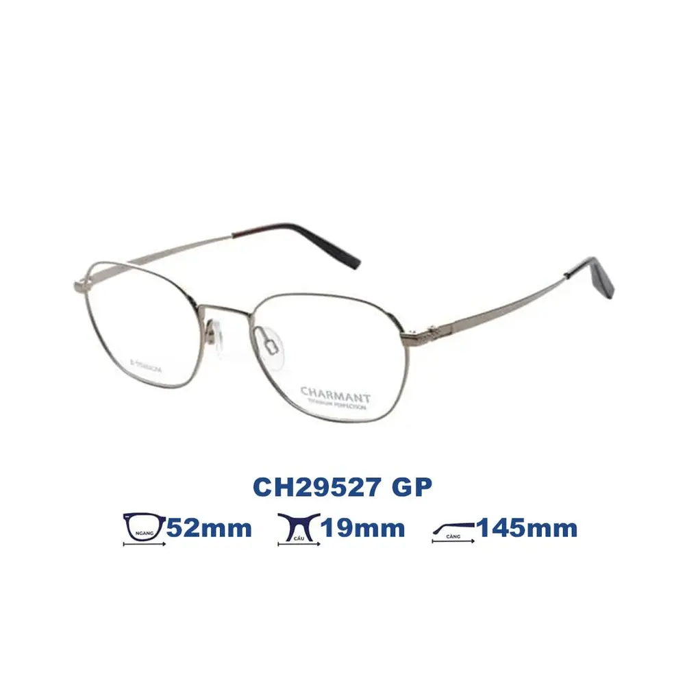 Gọng kính Charmant CH29527 – Vàng gold · Mã GP – ảnh 6