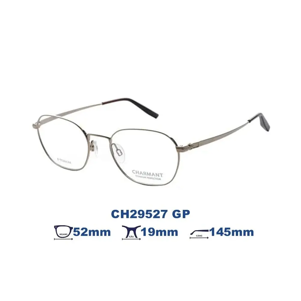 Gọng kính Charmant CH29527 – Vàng gold · Mã GP – ảnh 1
