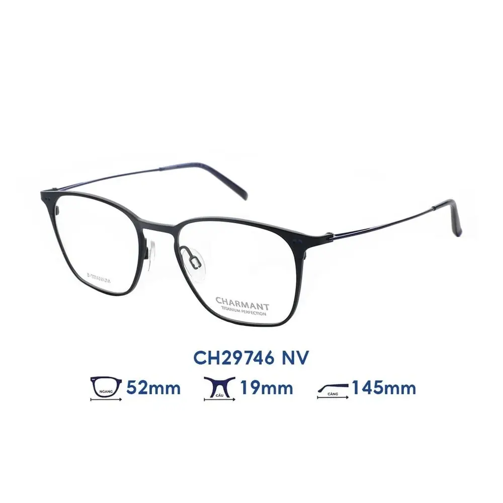 Gọng kính Charmant CH29746 – Xanh dương · Mã NV – ảnh 3