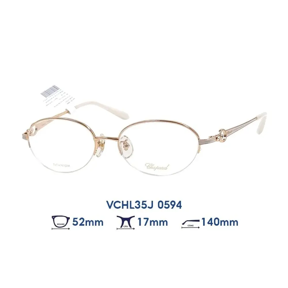 Gọng kính Chopard VCHL35J – Vàng gold · Mã 0594 – ảnh 2