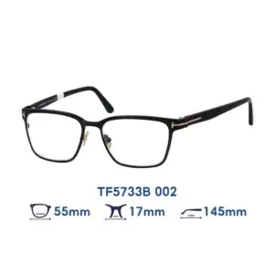 Gọng kính Tom Ford TF5733B – Đen · Mã 002 – ảnh 3