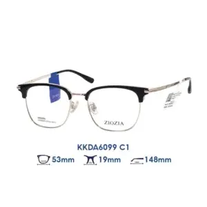 Gọng kính ZioZia KKDA6099 – Hai tông · Mã C1 – ảnh 3
