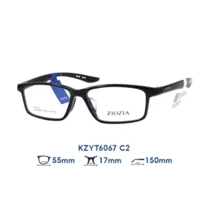 Gọng kính ZioZia KZYT6067 – Đen · Mã C2 – ảnh 6